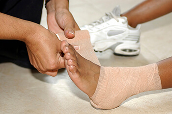 Ankle sprains treatment in the New York County, NY: Manhattan, Lenox Hill, Yorkville, Upper West Side, Upper East Side, Hell's Kitchen, Midtown East, Garment District, Diamond District, Carnegie Hill, Lincoln  Square, Murray Hill areas